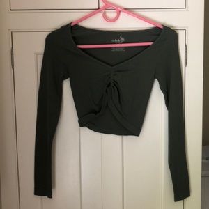 Ruched crop top from Free People